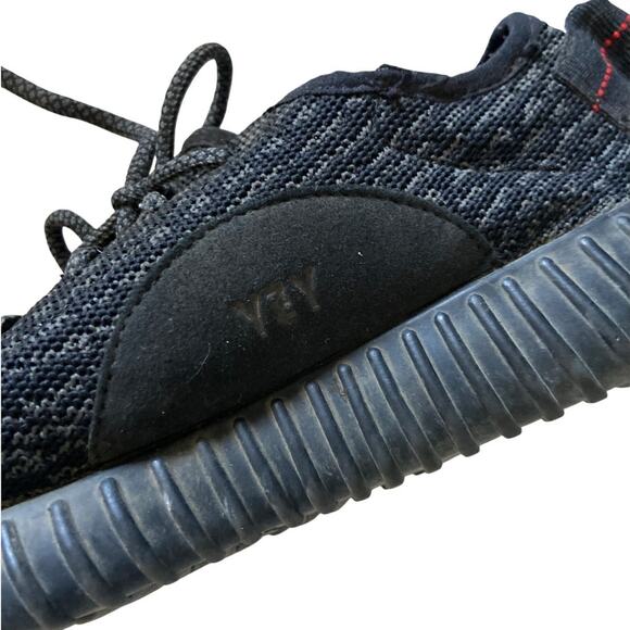 Adidas Yeezy Boost 350 Pirate Black Trainer Shoes Sneakers Low Top Mens Size 7.5 main image 5